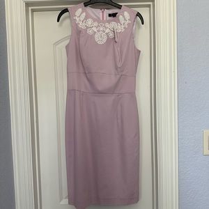 Purple Brooks Brothers Lined Cotton Dress Size 2